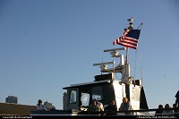Photo by WestCoastSpirit | San Francisco  ferry, pier 39; seagull, flag